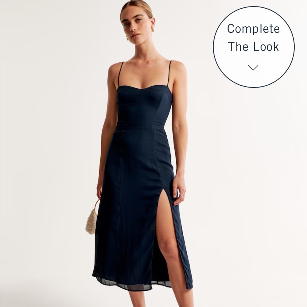 Abercrombie Red Slip Dress Camille style